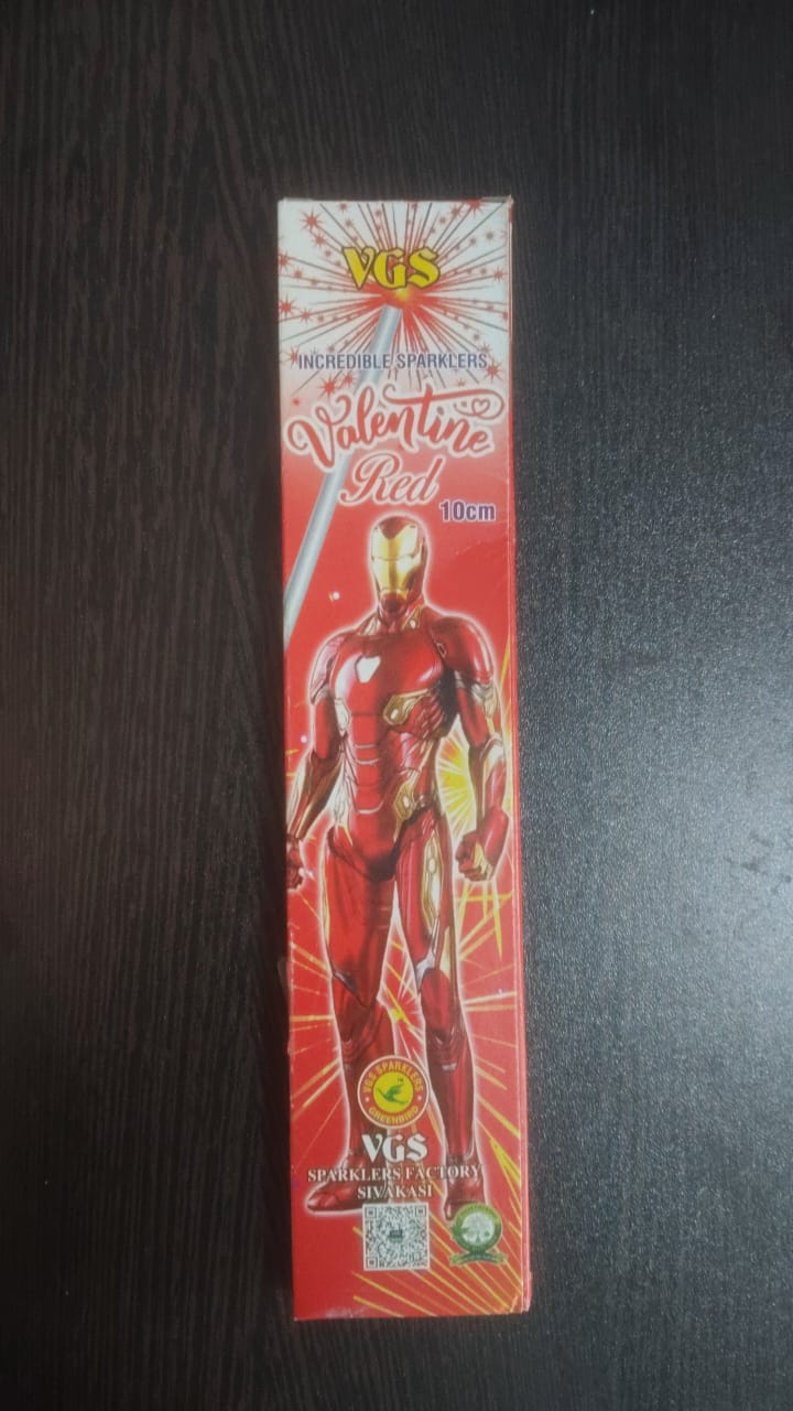 10 CM RED SPARKLERS